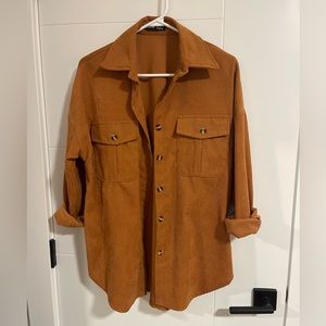 Over sized corduroy shirt